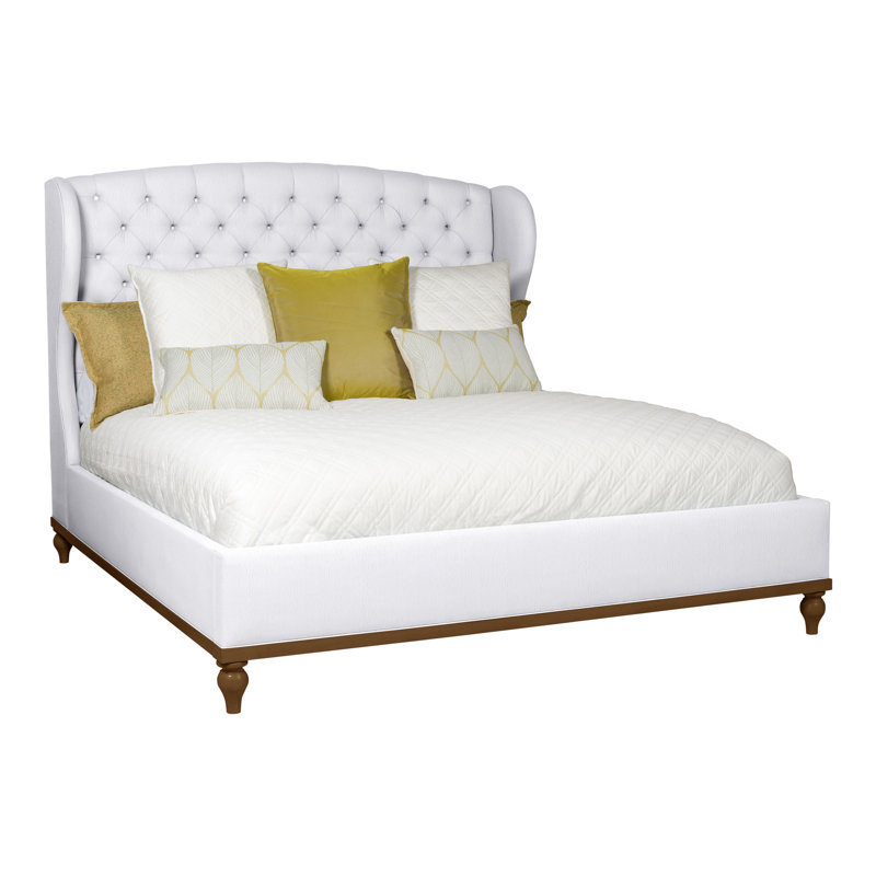 Emma King Bed, Navada Snow, Hampton, No