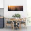 Flocons de neige abstraits, forêt contemporaine, art mural-257795998