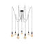Ketil 7 - Light Black Cluster Pendant