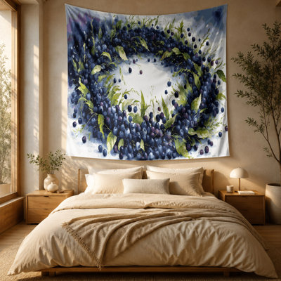 Tapisserie murale «Fruit myrtille»