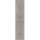 Rectangle Griagal Oriental Power Loomed Area Rug in Gray/Tan