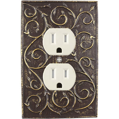 1 - Gang Duplex Outlet Standard Wall Plate