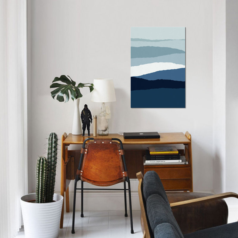 «Abstract II», impression sur toile, H 12 po x l 8 po x P 0,75 po, Toile tendue, Pas de tapis