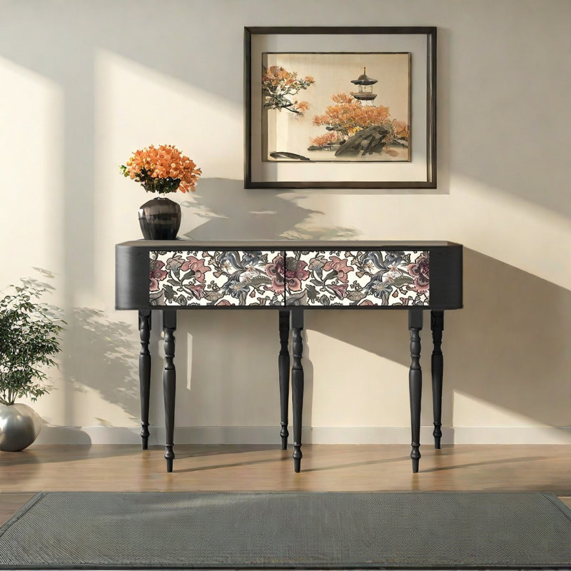 Console Retro Elegant Art, H 31,5 po x l 47,24 po x P 15,75 po