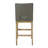 Upholstered Counter Stool with Solid Wood Frame