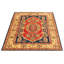 Tapis bleu foncé Finest Ghazni 5 pi 0 po x 6 pi 6 po