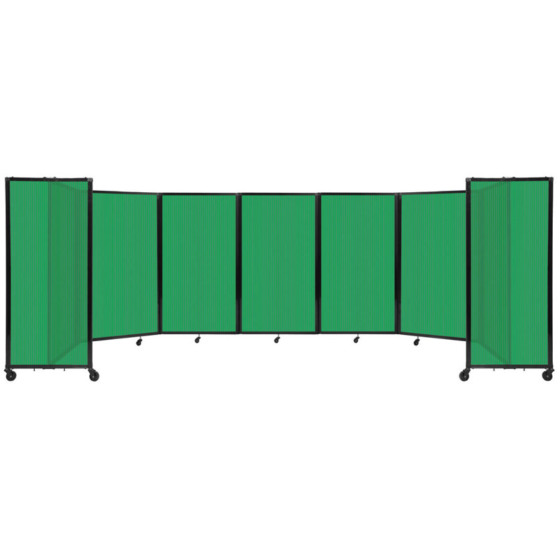 Cloison murale en polycarbonate 360, H 60 po x l 234 po, Vert