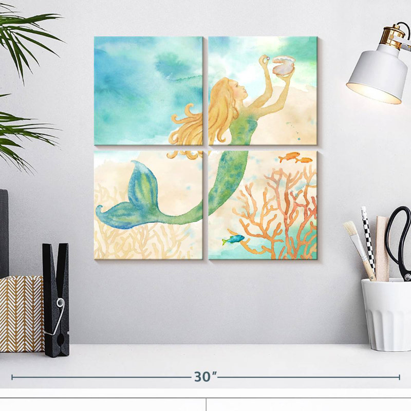 Ashelle Sea Splash Mermaid I, H 18 po x l 18 po