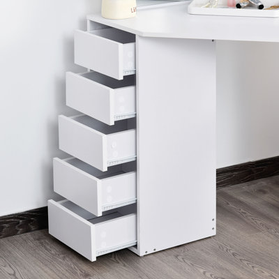 Ensemble coiffeuse avec miroir