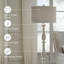 Lampe sur pied traditionnelle 62 po Ogden