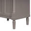Meuble-lavabo moderne de 24 po avec lavabo supérieur, armoire de rangement à 2 niveaux, tablettes réglables et pieds romains pour un rangement spacieux dans la salle de bain-111123716