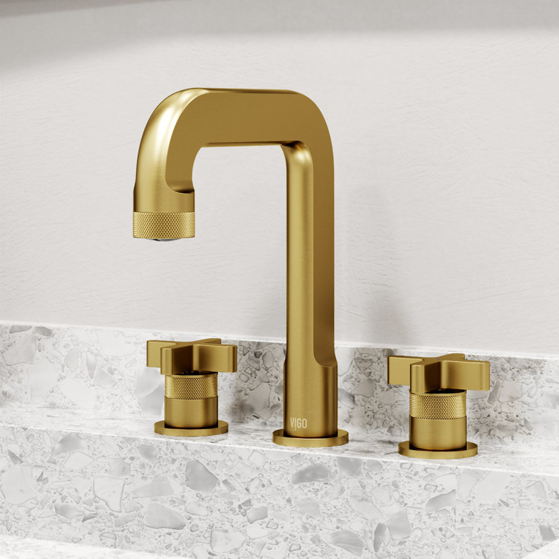 Robinet pour salle de bain Wythe, Or brossé mat