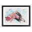 View Of The Golden Gate Bridge In San Francisco Watercolour - Framed Print-56882342-56882345