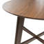 Table de bar ronde en bois Mid-Century-115720574-115720575