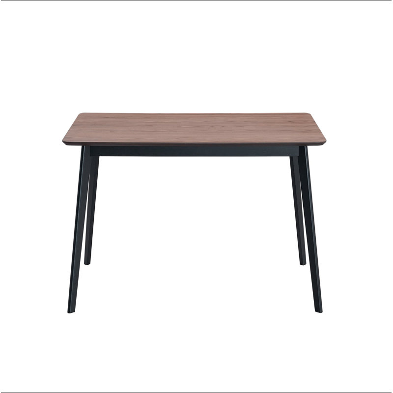Rebi Walnut & Black Finish Dining Table