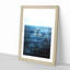 Blue Whale - Picture Frame Graphic Art Print-56862494-56862490