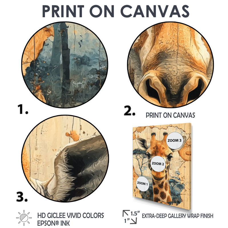 Hundt - animaux, art mural sur toile, H 32 po x l 16 po, Reproduction encadrée sans passe-partout, Argent argent