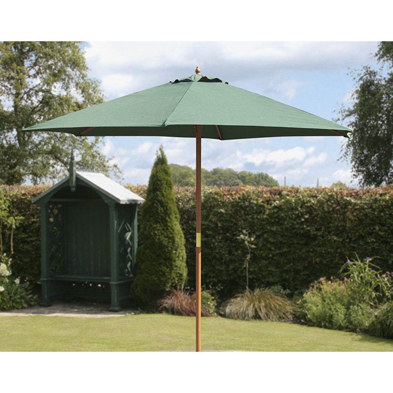 Tulare 270cm Market Parasol, Green