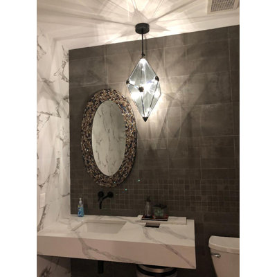 Modern 8 Light Geometric Shade Pendant
