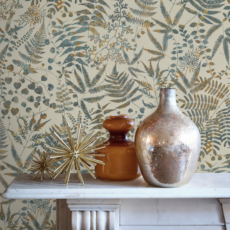Clarissa Hulse Cloud Forest Neptune Wallpaper, Blue/Cream
