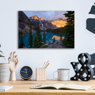 «Moraine Lake 2» par Joe Reimer, art mural en verre acrylique
