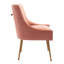 Chaise d'appoint en velours Surles-1921936756