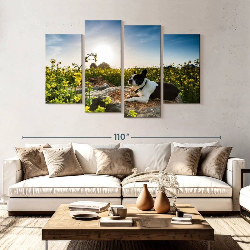 Brampt Meadow Dog, 54"H x 84"W