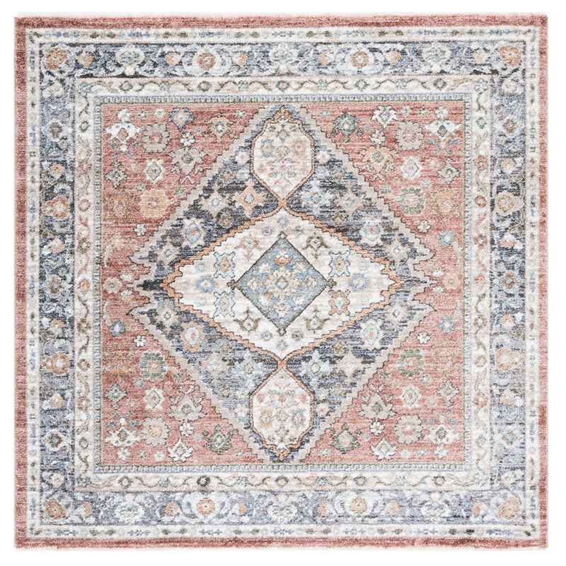 Tapis oriental performance Jacomine, Carré 5 pi 3 po