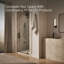 Revel 40'' x 74'' Pivot Shower Door with CleanCoat® Technology-2038862171