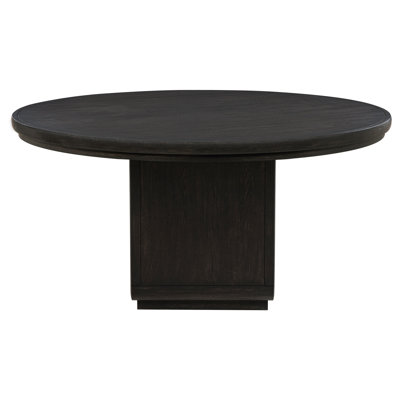 Freddi 60-Inch Round Dining Table Burnished Black