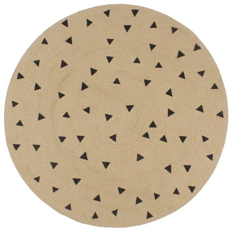 Round Medota Geometric Area Rug, Round 150cm