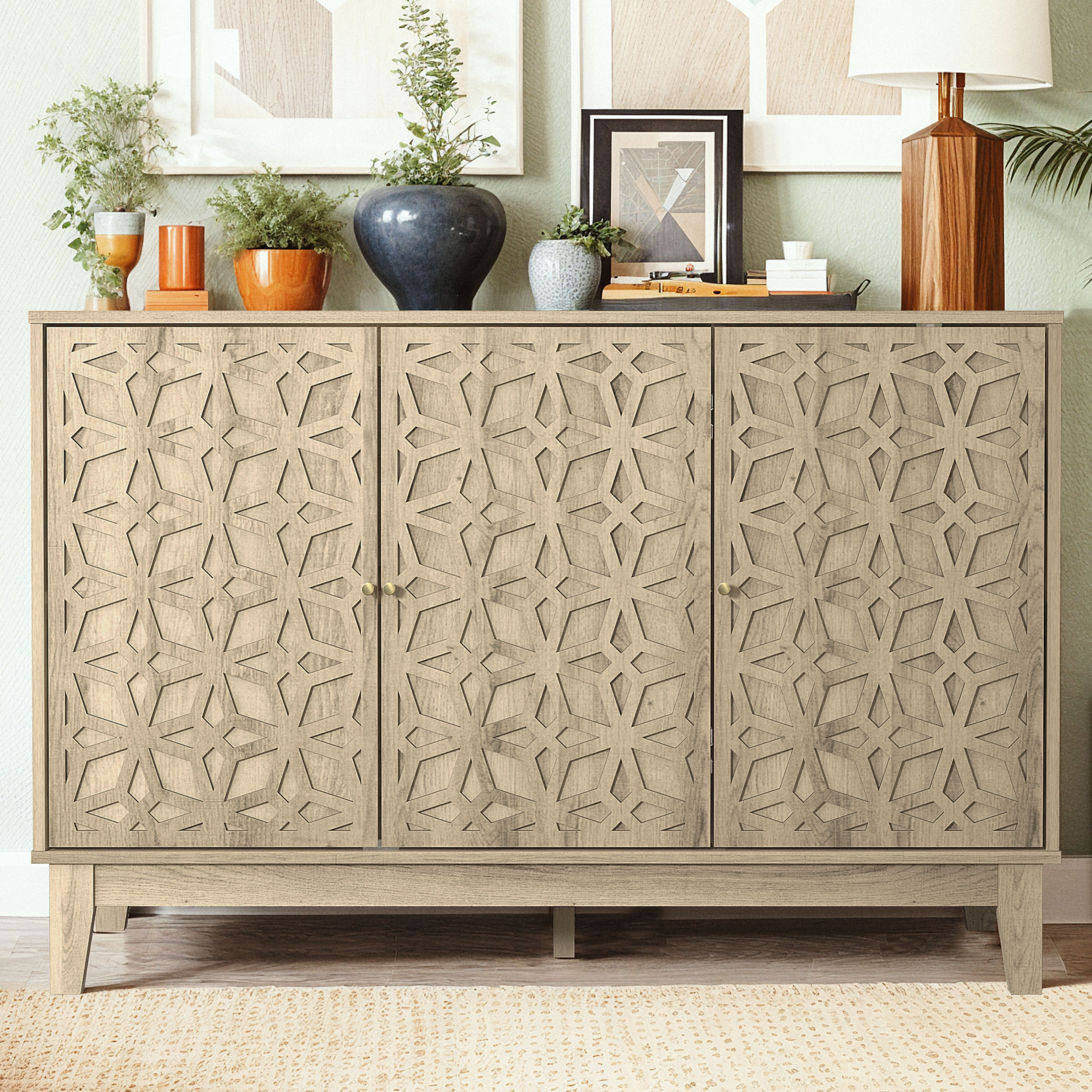 Trosclair 45.94'' Sideboard Buffet - Oslo Oak