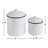 Metal Canister - Set of 2