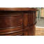 Walnut Kidney Shaped Desk With Leather Top