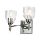 Fun Finial 2 Light Vanity Light In Gold