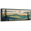 «Green Abstract Mountain Forest Landscape Extra Large», reproduction d'art sur toile encadrée-107118547-111666043
