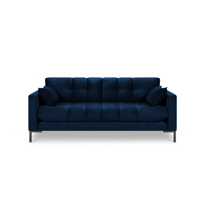 Adoraim 3 Seater Sofa, Blue, Black