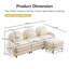 Canapé modulaire 3 places Cloud Comfort