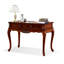 Bureau rectangulaire brun en bois massif