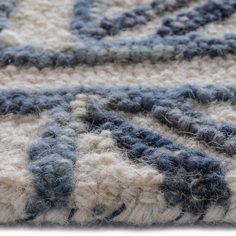 Hagel Performance Wool Geometric Indoor Rug, Rectangle 5' x 8'