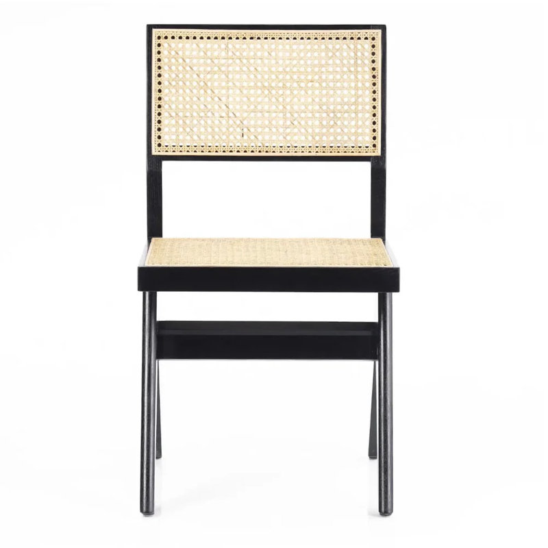 Chaise Cannuer Cane , Noir, noir, noir, noir