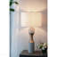 15 po x 15 po x 30 po avec lampe de table en métal