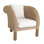 Fielder Outdoor Teak Lounge Chair