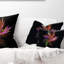 Coussin lombaire en fleur de couleur floral