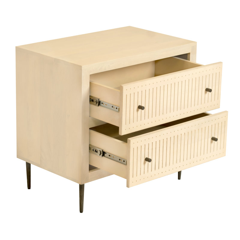 Table de chevet 2 tiroirs Sampson