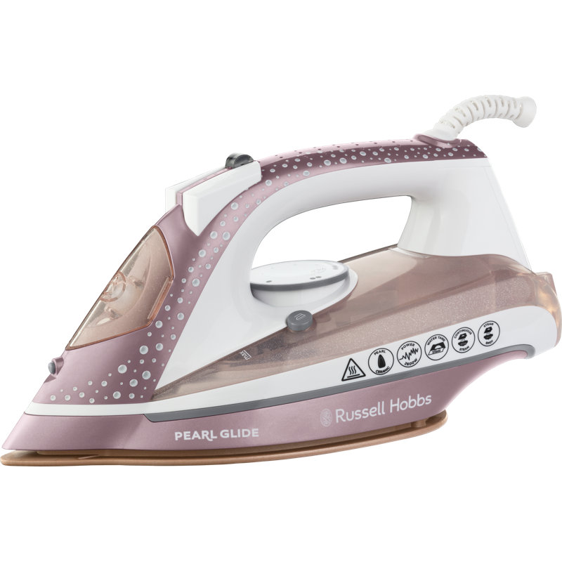 Russell Hobbs Pearl Glide Infused Ceramic Soleplate 2600W Steam Iron