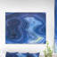 Corwin «Blue Agate Stone Design», impression abstraite-35105580-35105587