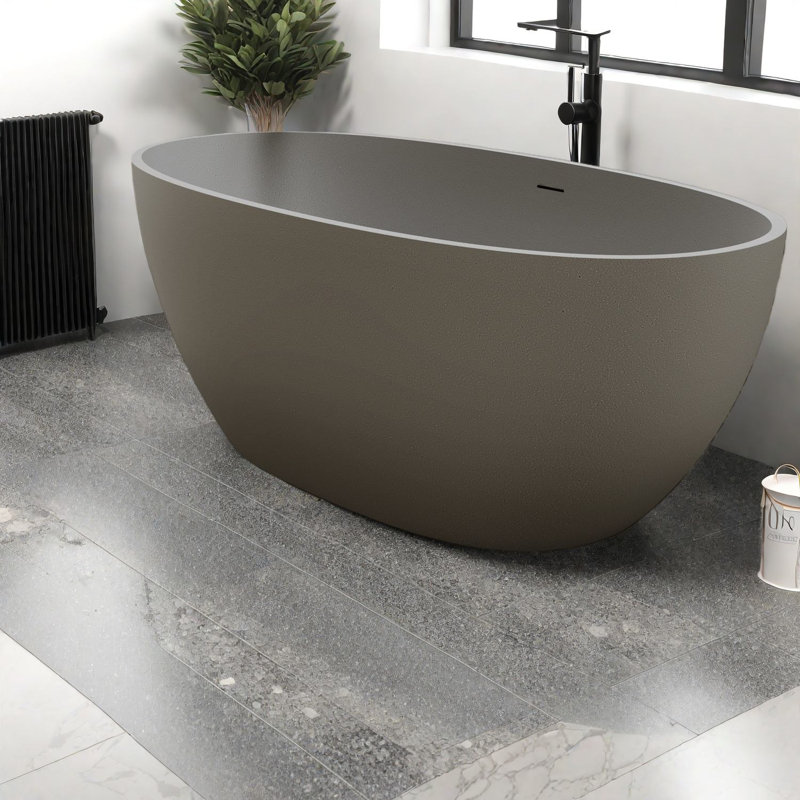 x 29.5'' Soaking Solid Surface Bathtub