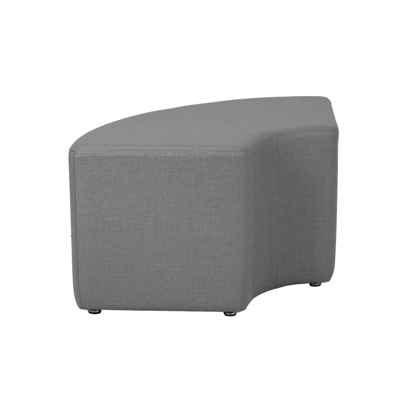 Repose-pieds rembourré Pro Series de 18 po de hauteur Pro Series, Gris foncé