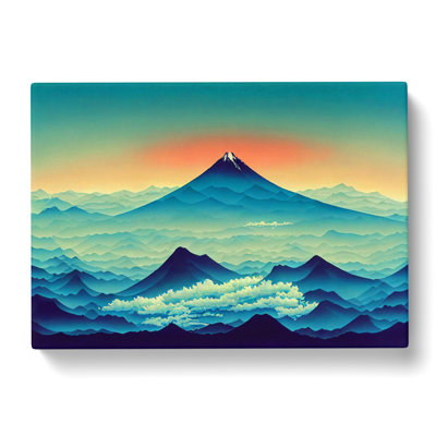 Japanese Mountain Sunrise Vol.1 - Wrapped Canvas